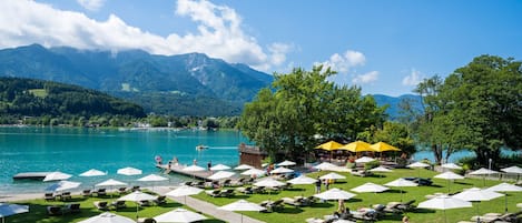 Private beach