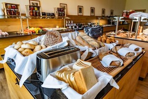 Daily buffet breakfast (EUR 30 per person)