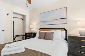 Bedroom 2 also offers a calm, cozy atmosphere that makes it easy to unwind after a day at the beach. - Dog-Friendly, Steps to Beach & Gulf Sunsets | Beach Bungalow (Panama City Beach)