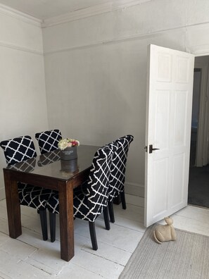 Apartment | Private kitchen | Fridge, microwave, electric kettle, toaster - Stunning 2-bed Apartment Above Schooners Bar (Neath)