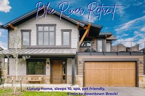Exterior - GUEST FAVORITE! Blue River Retreat- Modern Mountain Home! Pet Friendly, Spa! (Breckenridge)