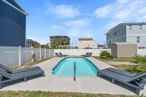 屋外プール、温水プール