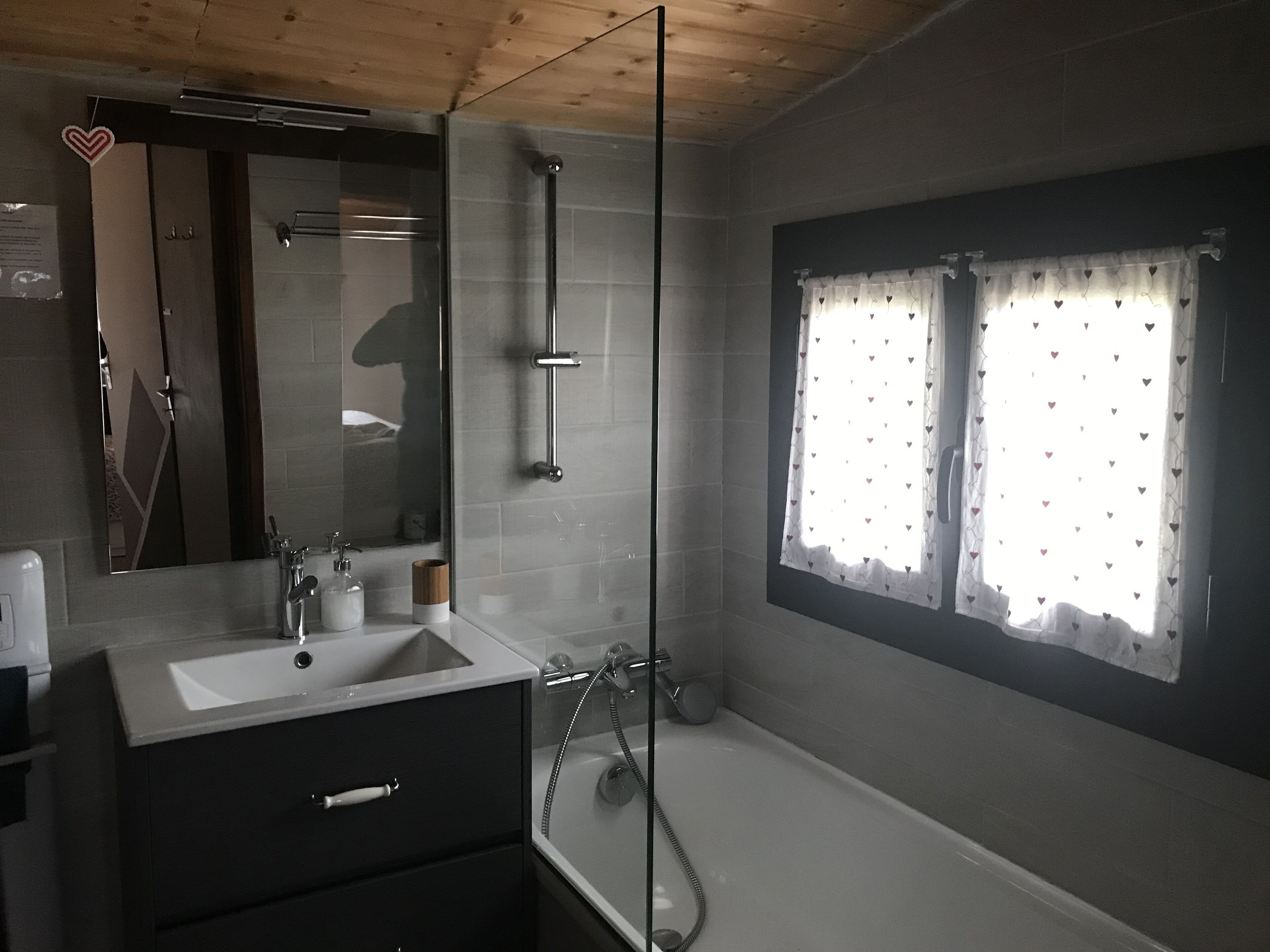 Tina y papel de baño 