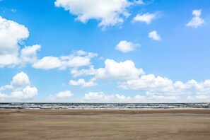 On the beach