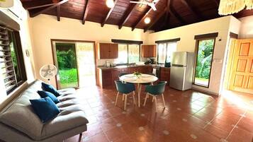 Deluxe House | Living area | 42-inch Smart TV with digital channels, TV