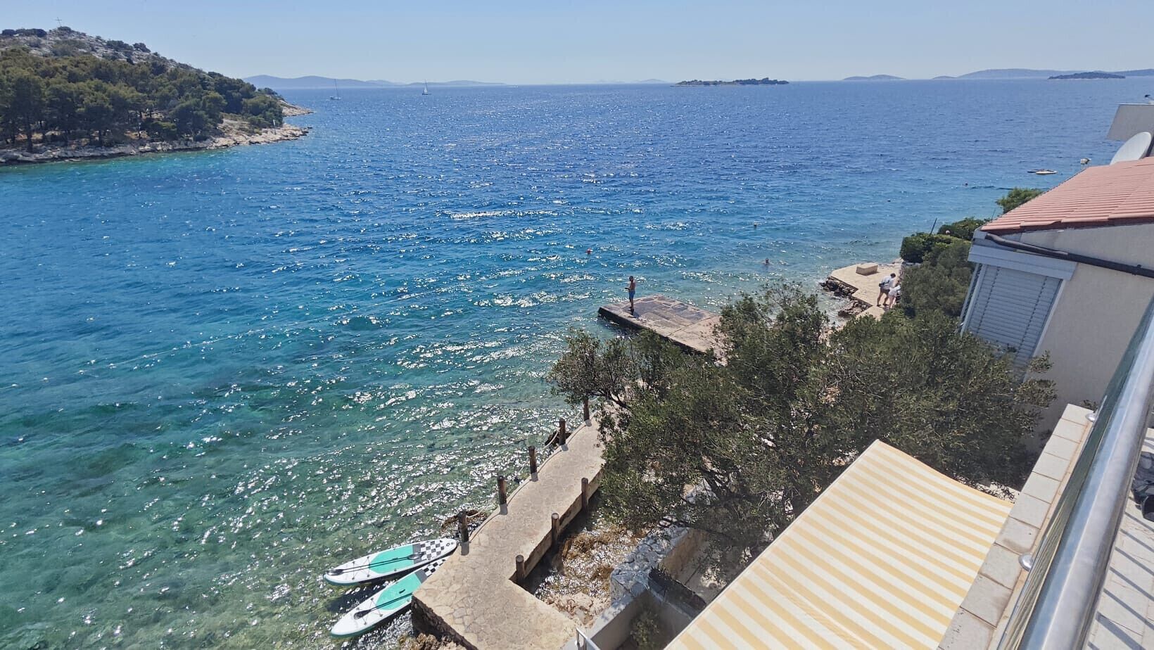 Vue depuis l’hébergement
