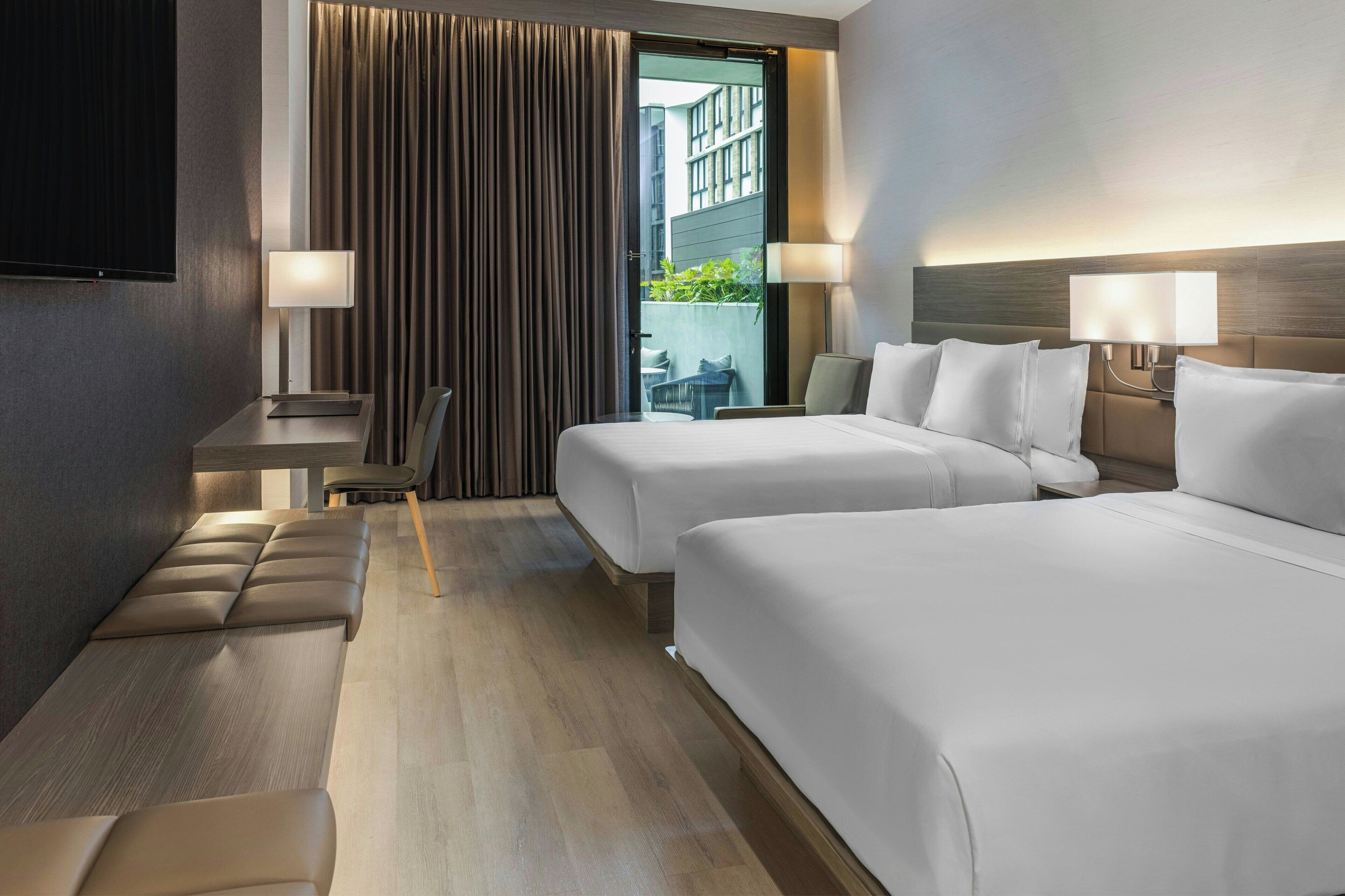 room, 2 double beds, non smoking, mountain view (terrace) | 1 bedroom, desk, laptop workspace, blackout curtains