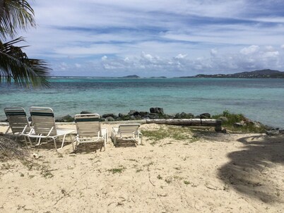 A Tropical Paradise Inside and Out, right on the Beach!!!