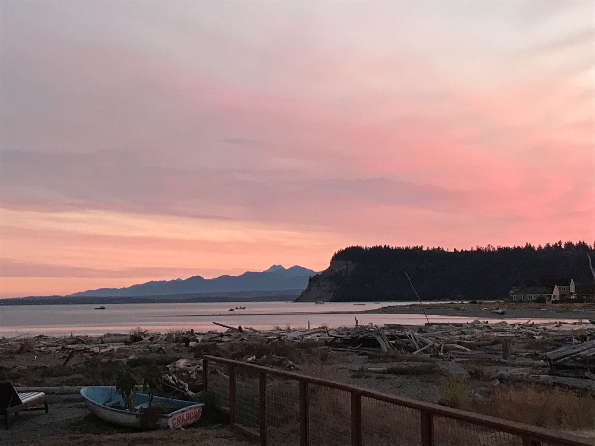 The sunsets are amazing.