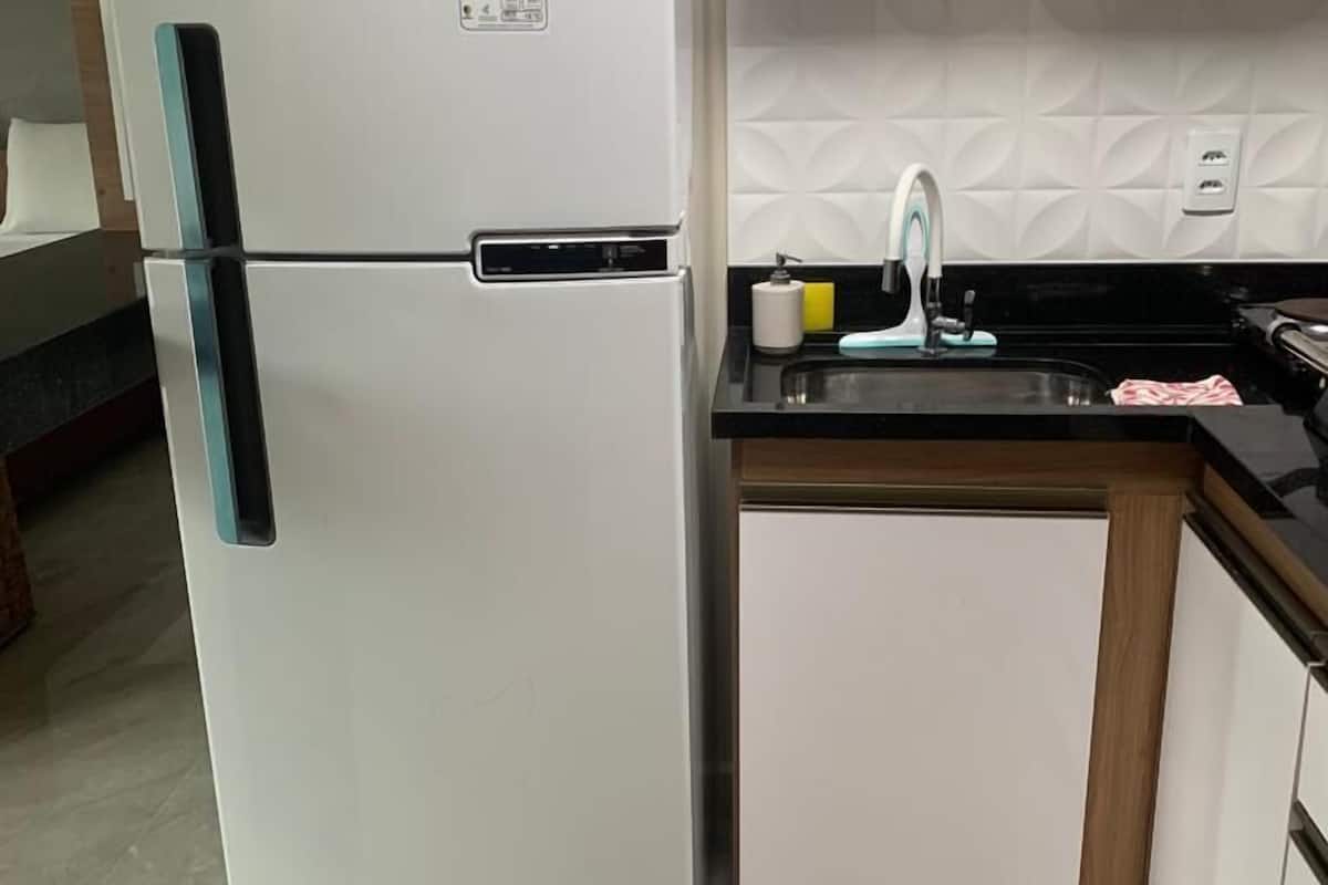 room 206 flat | private kitchen | fridge