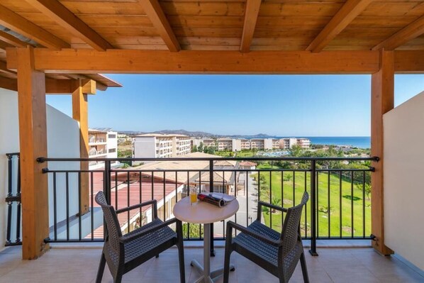 Executive Room, Sea View | Terrace/patio - Myrina Beach - All inclusive (Rhodes)