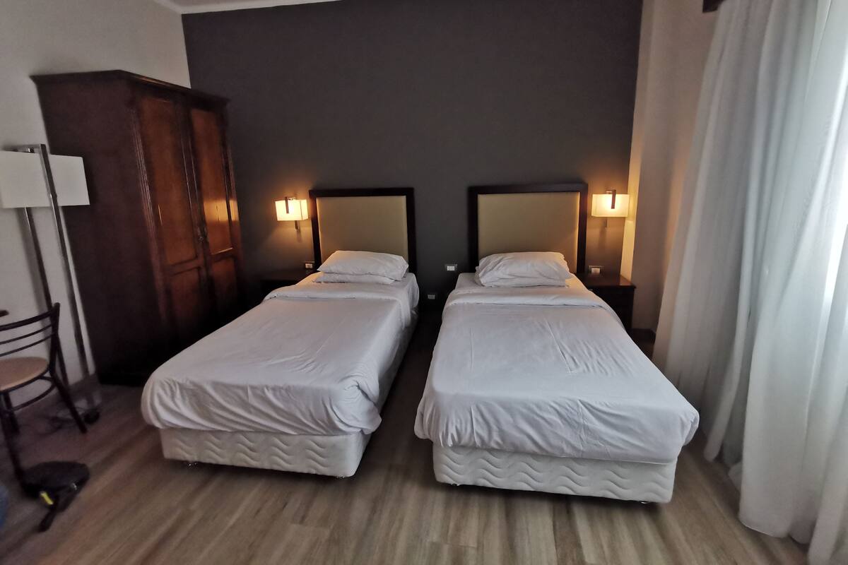 Basic Double Room | Egyptian cotton sheets, premium bedding, minibar, blackout drapes
