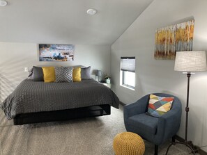 1 dormitorio, escritorio, tabla de planchar con plancha y wifi gratis