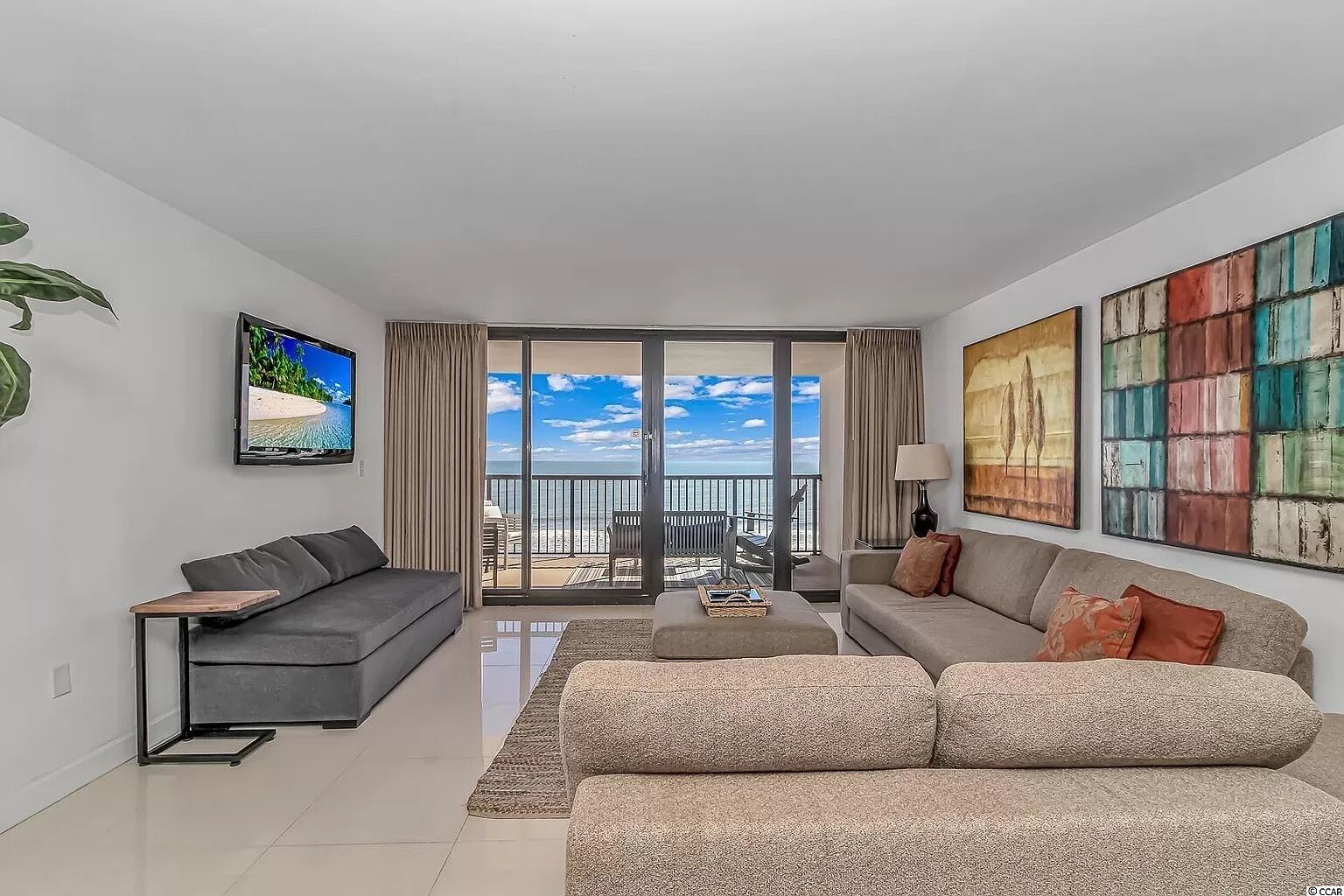 Stunning Private Beach View w/WALL to WALL Windows