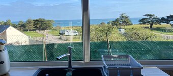 In ERQUY, 200m from the beach and the Saint Michel islet, chalet with sea view