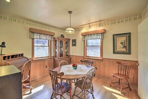 Dining - Quaint Creekside Home w/ Spacious Deck & Yard (Atkins)