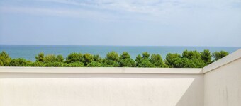 The recently-built Résidence Cerrano Park comprises two buildings with 12 three-room apartments, and offers guests the unique opportunity to enjoy breakfast or lunch with a breathtaking view of the surrounding countryside.