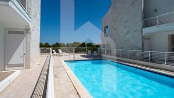 Una piscina riscaldata