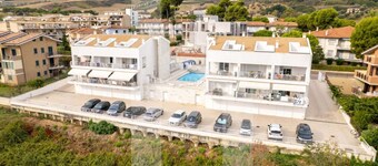 The recently-built Résidence Cerrano Park consists of two buildings with 12 three-room apartments, and offers guests the unique opportunity to have breakfast while enjoying a breathtaking view of the m