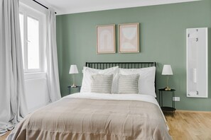 1 chambre, fer et planche à repasser, Wi-Fi, draps fournis