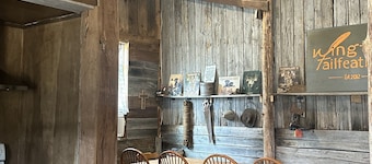 Unique Sportsman's Lodge surrounded by  North Sauty Waterfowl Refuge acres.