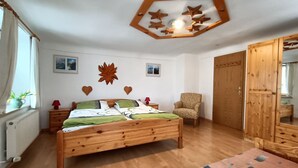 2 chambres, draps fournis