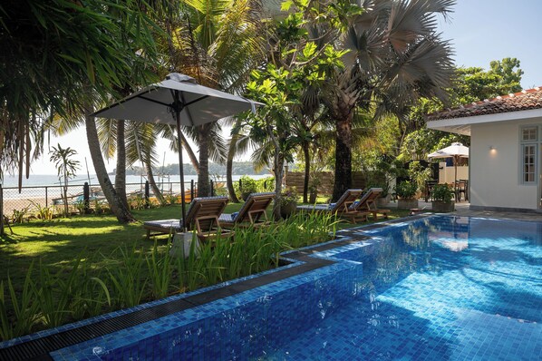 Blick auf den Garten