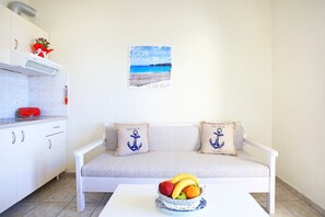 Living area - Beachfront Apartments in Gouves (Hersonissos)