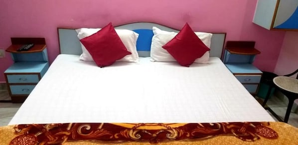 Egyptian cotton sheets, premium bedding, down duvets, memory-foam beds