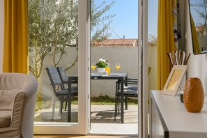 Uitzicht vanuit accommodatie
