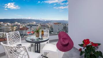 City Double Room with Big Balcony | Terrace/patio