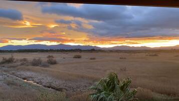 Uitzicht vanuit accommodatie