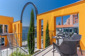 Chambre Double ou avec lits jumeaux, vue fleuve | Vue de la chambre