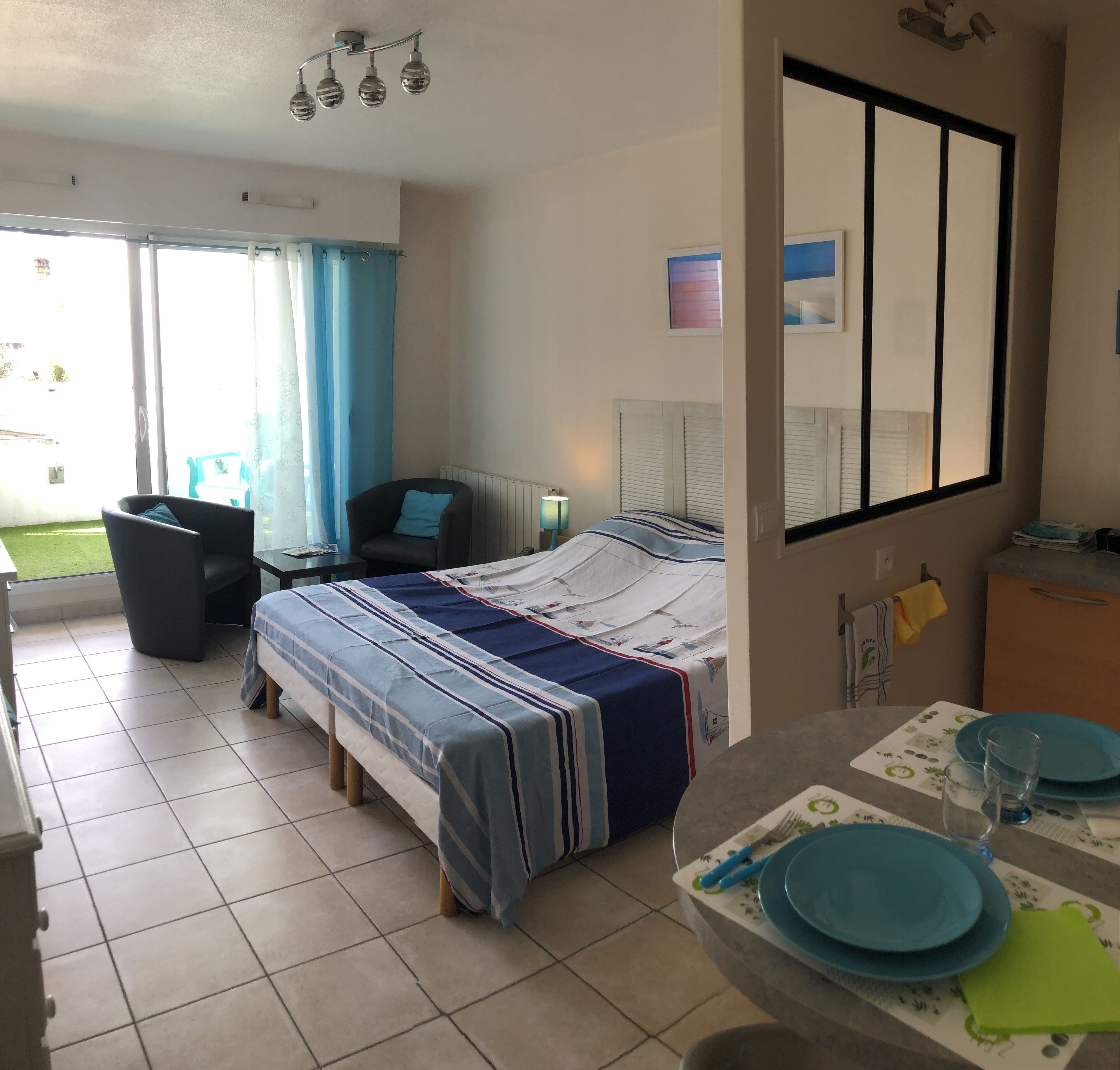 Bright studio with parking - Port de Vannes