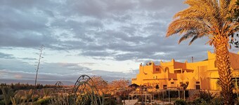 Maisonette with terrace in riad with swimming pool and farmhouse