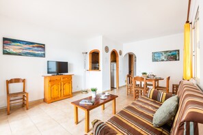 Televisie en een tafeltennistafel