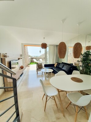 Interior - Ocean Calma Apartment 5 / Fast WIFI / huge pool and kids pool (MOGAN)