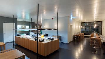 Daily buffet breakfast (EUR 17.0 per person)