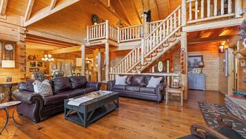 Télévision, cheminée