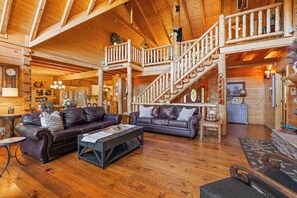 Televisión, chimenea