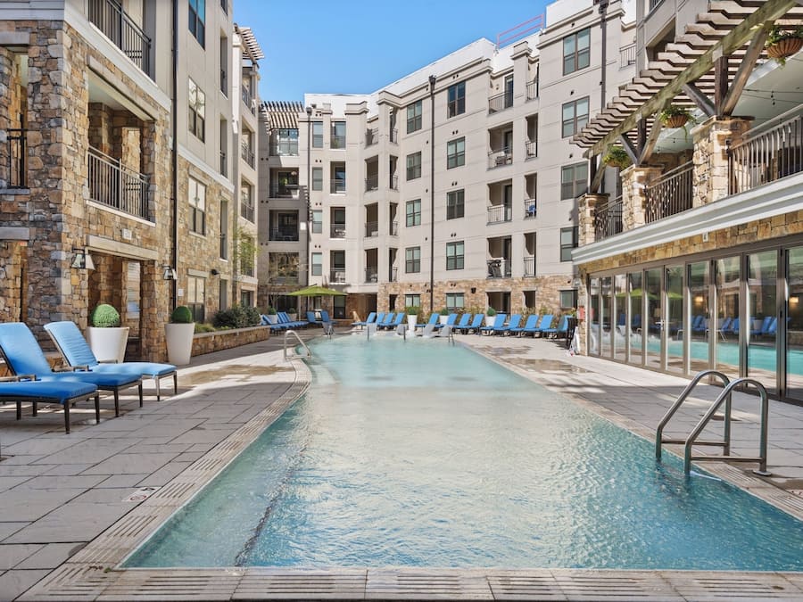 Seasonal outdoor pool