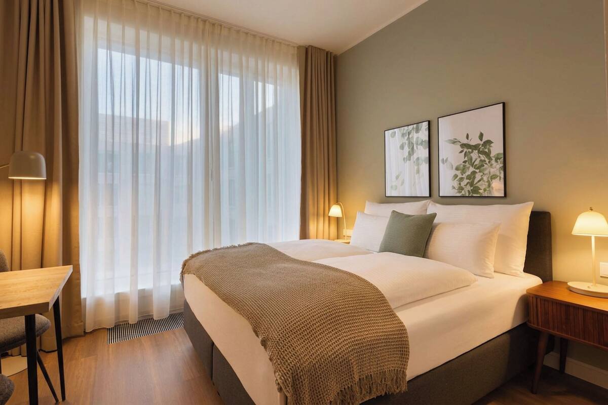 Queen Room | 1 bedroom, desk, blackout drapes, WiFi (free)