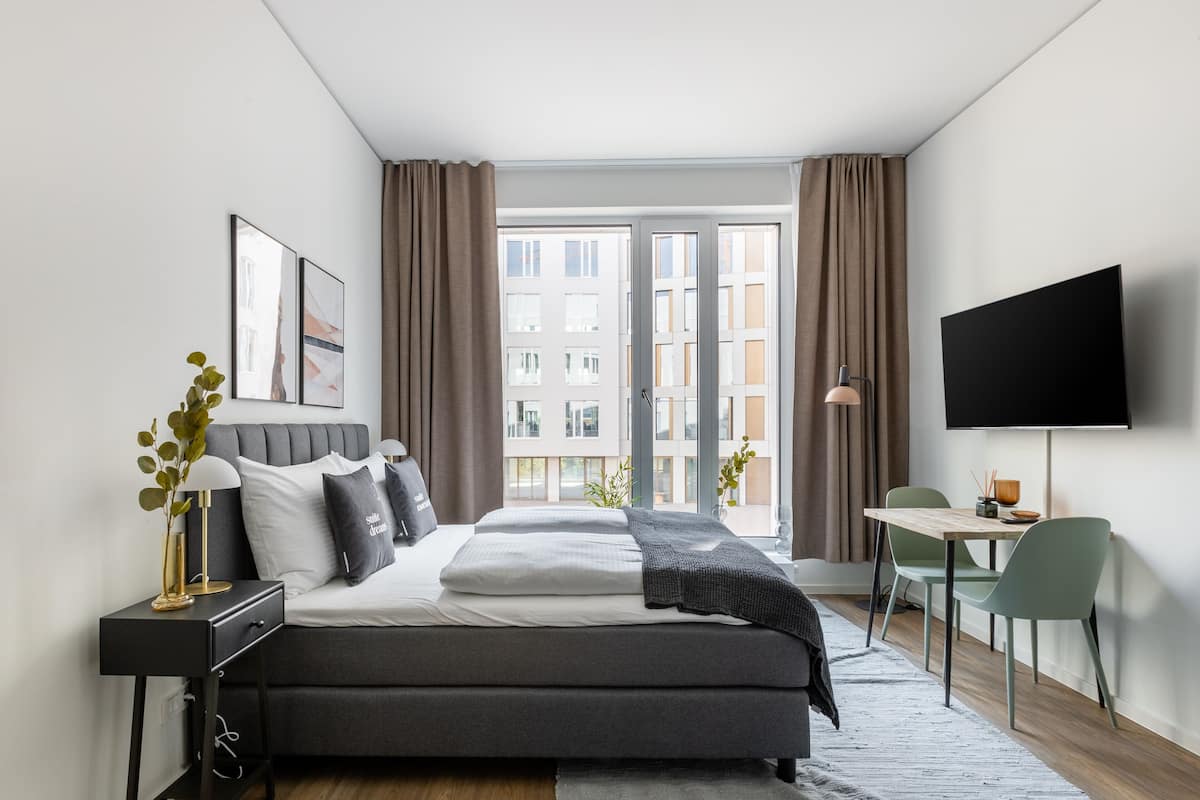 Suite M | 1 sovrum, skrivbord, gratis wi-fi och sängkläder