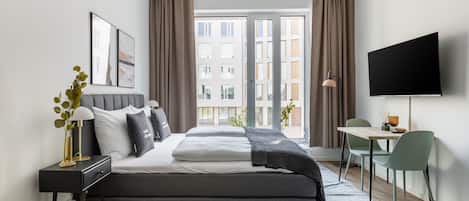 Suite M | 1 phòng ngủ, bàn, truy cập Internet không dây miễn phí, bộ trải giường