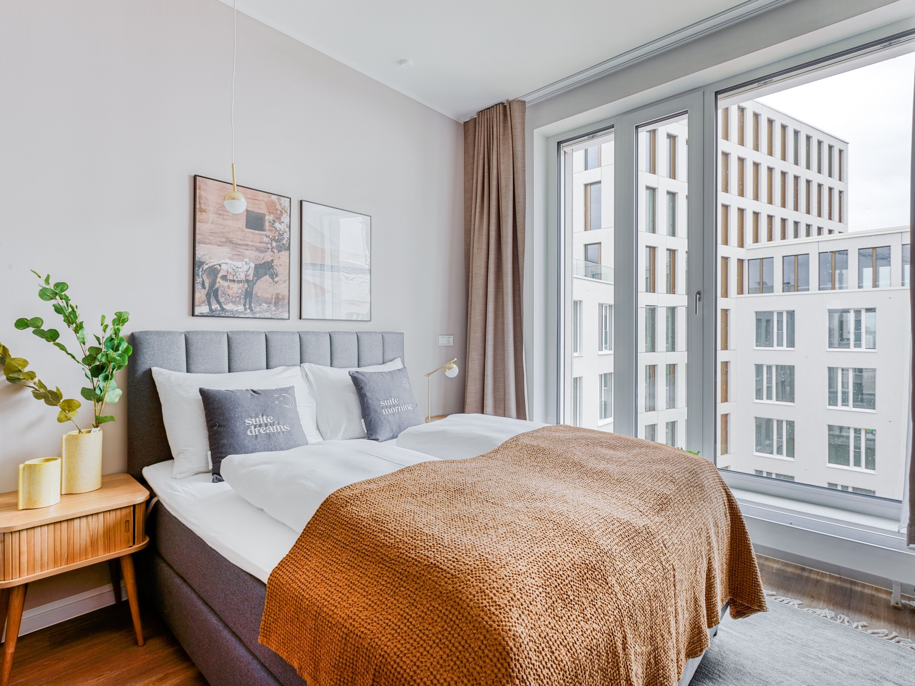 Suite L with sofa bed | 1 bedroom, desk, free WiFi, bed sheets