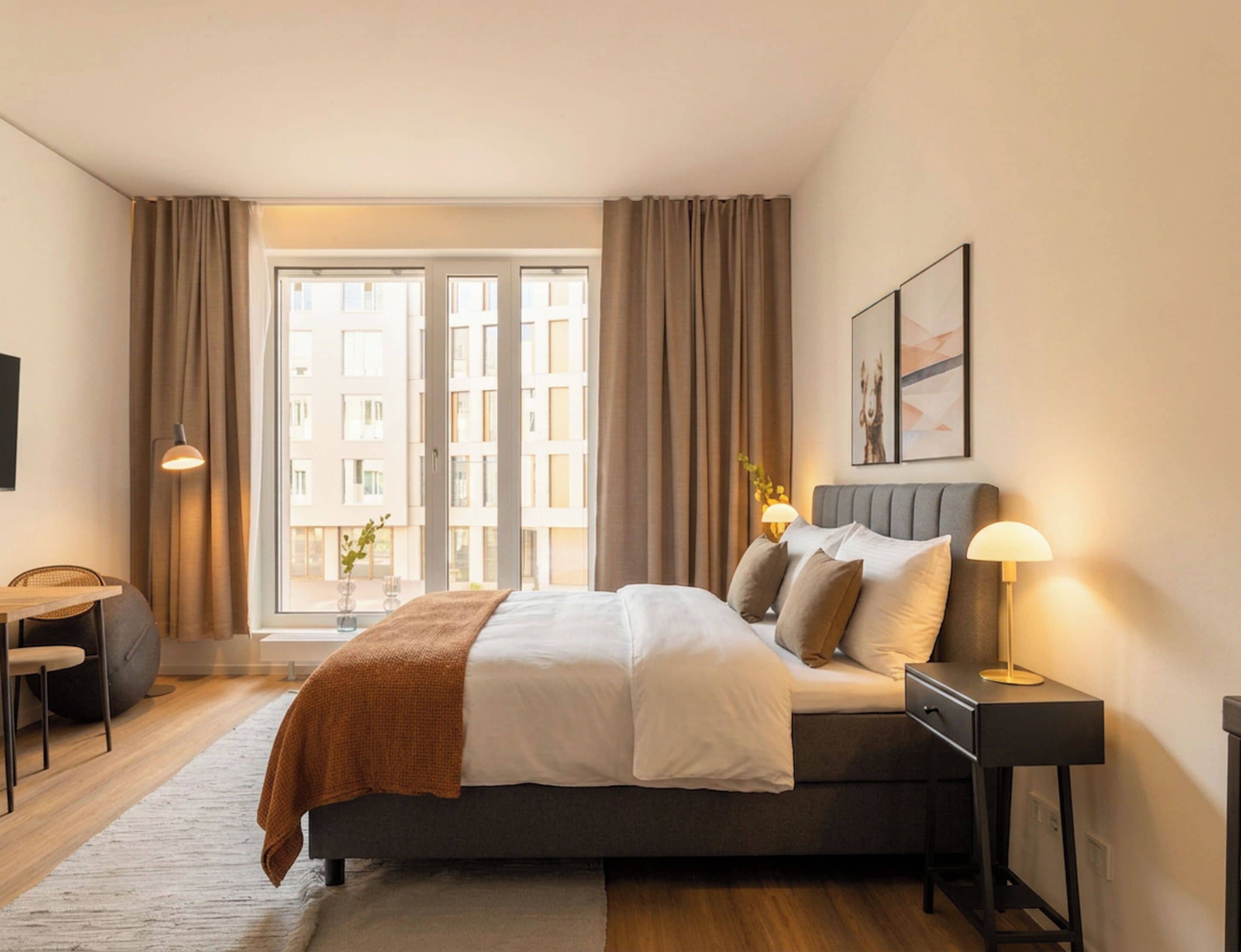 Suite (barrier-free) | 1 slaapkamer, individueel gedecoreerd, individueel gemeubileerd