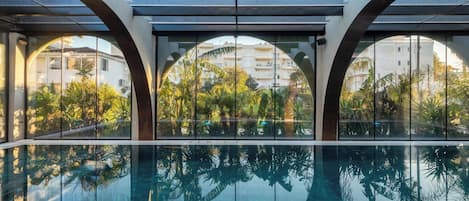 Indoor pool, 2 outdoor pools, sun loungers