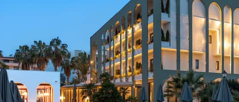 Façana frontal de l'allotjament