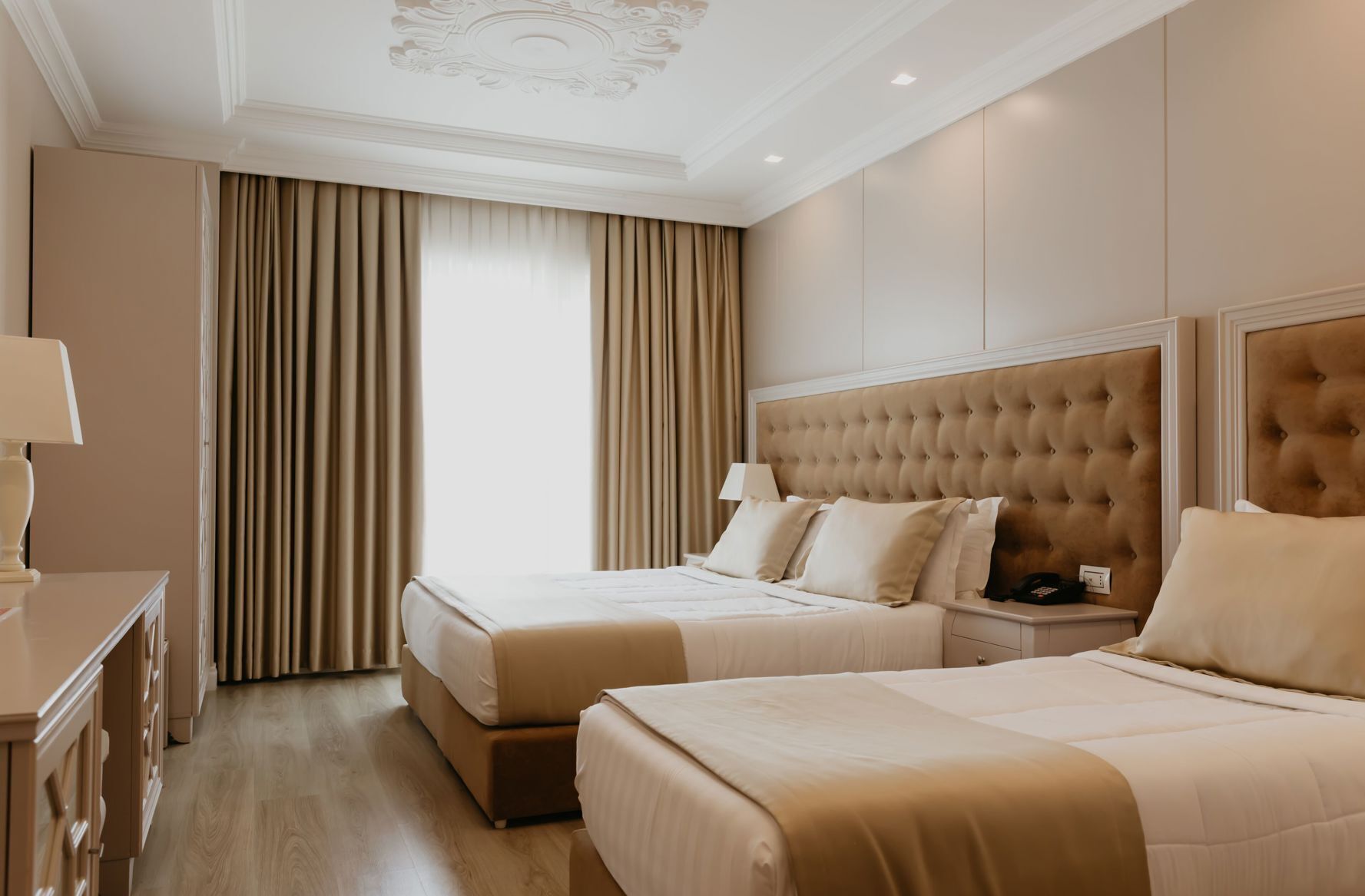 Premium bedding, memory-foam beds, minibar, individually furnished