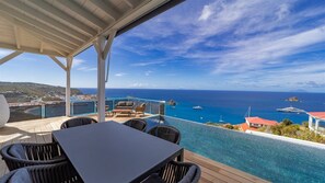 Outdoor dining - Belharra (1/2 Rooms) Luxury villa (Gustavia)